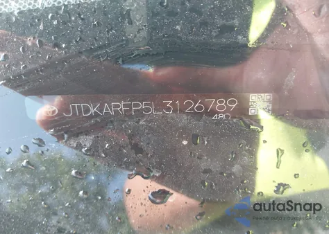 2020 Toyota Prius Prime Xle from USA, damaged, VIN JTDKARFPSL3126789
